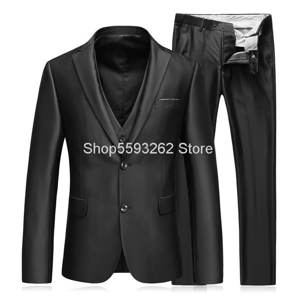 suit suit male three-piece set business leisure positive pack occupation pack dress groom, White;black
suit suit male three-piece set business leisure positive pack occupation pack dress groom, White;black