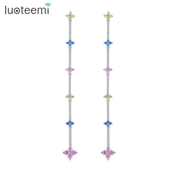 luoteemi stylish fairy colorful small flower long chain drop dangle earrings women bridal wedding double color fashion jewelry, Silver
luoteemi stylish fairy colorful small flower long chain drop dangle earrings women bridal wedding double color fashion jewelry, Silver