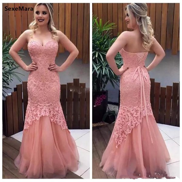 2019 new coming tulle lace mermaid prom dress backless sweetheart long formal vestidos de soriee customized evening gowns, White;black
2019 new coming tulle lace mermaid prom dress backless sweetheart long formal vestidos de soriee customized evening gowns, White;black