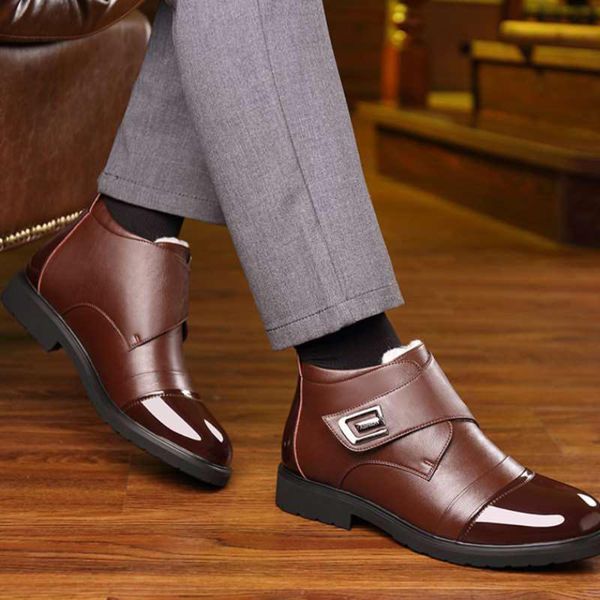 wenyujh warm men's winter boots genuine leather shoes winter waterproof mens snow boots plus size dad 2020 high quality, Black
wenyujh warm men's winter boots genuine leather shoes winter waterproof mens snow boots plus size dad 2020 high quality, Black