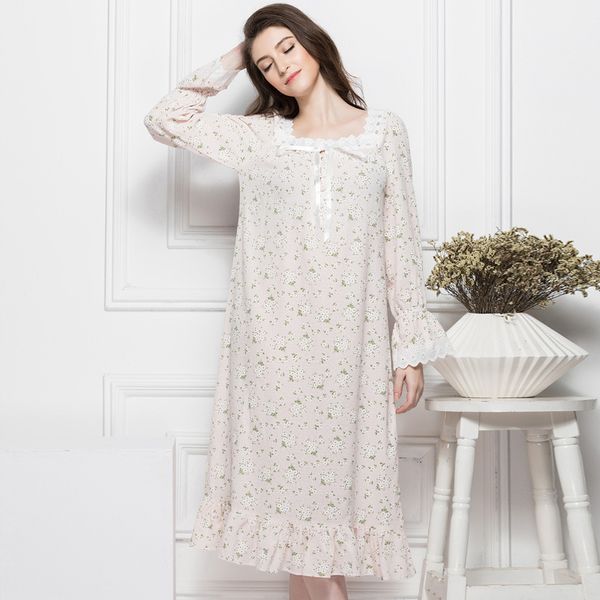 2017 cotton retro maternity dress sleepwear pregnant women pajamas floral print nightgown clothes long sleeve ce723, White
2017 cotton retro maternity dress sleepwear pregnant women pajamas floral print nightgown clothes long sleeve ce723, White