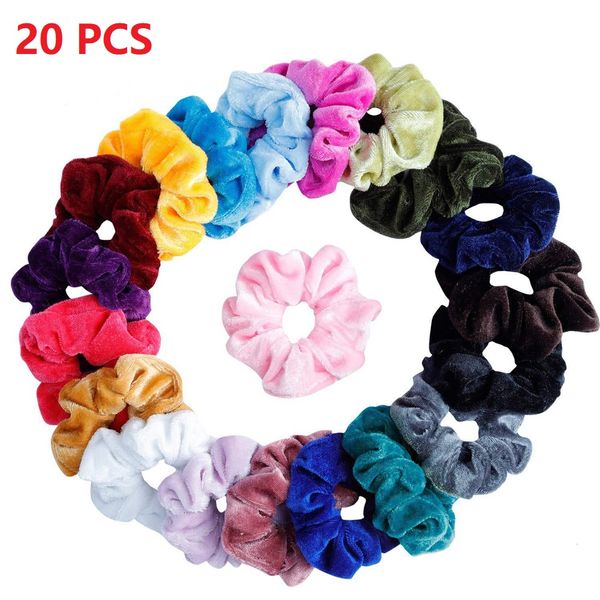 20 pcs velvet scrunchies elastic hair bands scrunchy hair ropes for women girls grooming accessories whoelsale
20 pcs velvet scrunchies elastic hair bands scrunchy hair ropes for women girls grooming accessories whoelsale