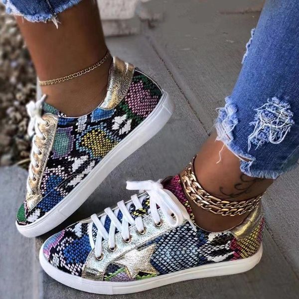 snakeskin pattern platform casual shoes women sneakers shoe lady pu leather all season wear white shoes, Black
snakeskin pattern platform casual shoes women sneakers shoe lady pu leather all season wear white shoes, Black