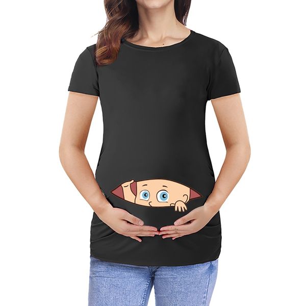 women maternity short cartoon print t-shirt pregnancy clothes ropa maternidad nursing breastfeeding lactancia ropa, White
women maternity short cartoon print t-shirt pregnancy clothes ropa maternidad nursing breastfeeding lactancia ropa, White
