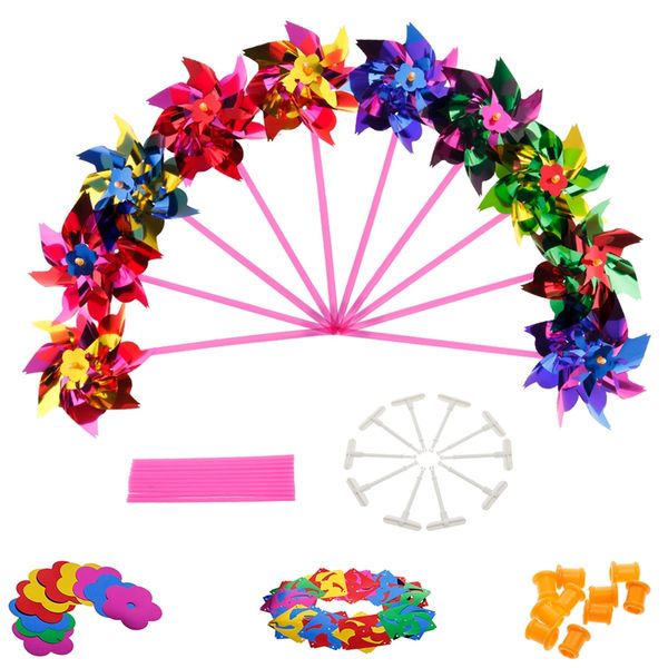 10pcs plastic windmill pinwheel wind spinner kids toy garden lawn party decor toy gift for boys girls baby 
10pcs plastic windmill pinwheel wind spinner kids toy garden lawn party decor toy gift for boys girls baby