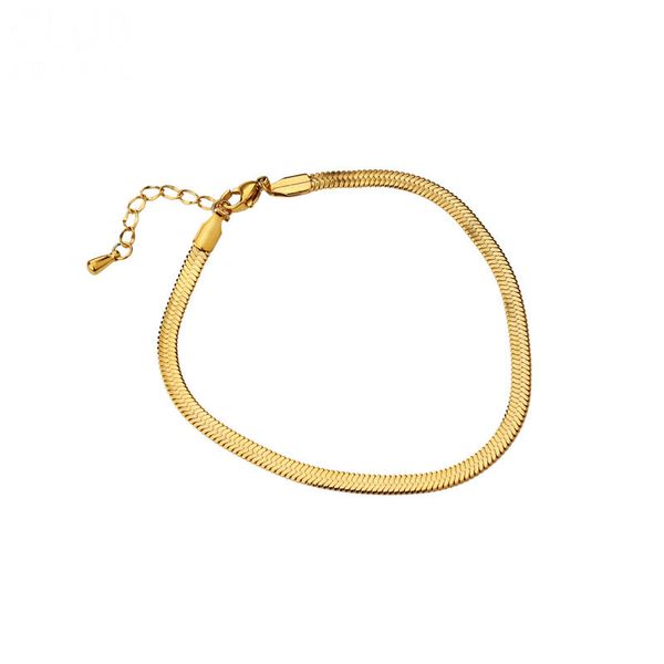 stainless steel snake link chain bracelet flat blade bracelet for women punk simple charm gold silver color jewelry, Black
stainless steel snake link chain bracelet flat blade bracelet for women punk simple charm gold silver color jewelry, Black
