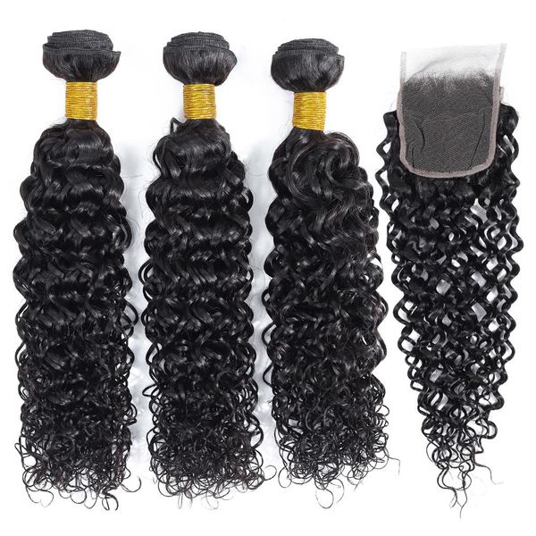 1pcs peruvian water wave hair bundles with closure 100% human hair weave bundles with closure remy hair, Black
1pcs peruvian water wave hair bundles with closure 100% human hair weave bundles with closure remy hair, Black