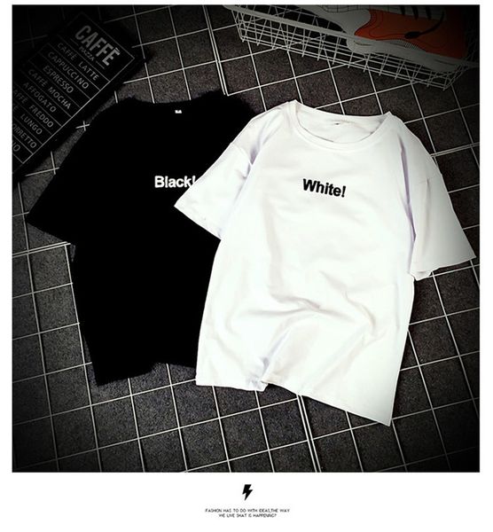 summer mens new designer casual tshirt fashion solid color short sleeve homme clothing loose homme tshirt, White;black
summer mens new designer casual tshirt fashion solid color short sleeve homme clothing loose homme tshirt, White;black