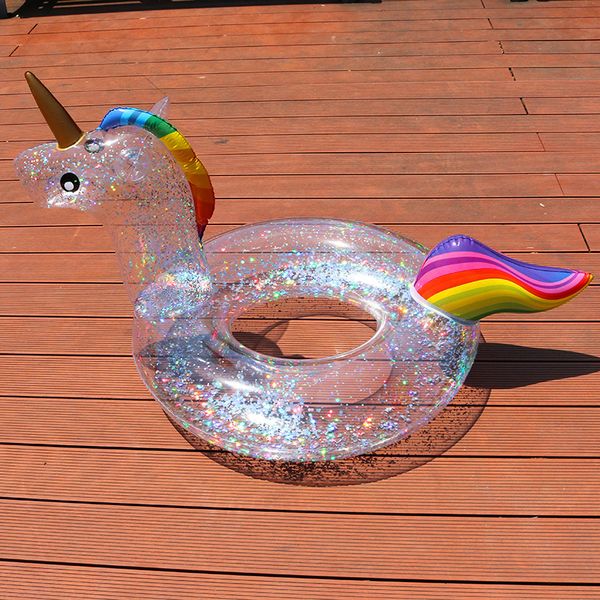 sequin unicorn pool float flamingo children's inflatable circle baby swimming ring clear shiny swimming pool toys
sequin unicorn pool float flamingo children's inflatable circle baby swimming ring clear shiny swimming pool toys