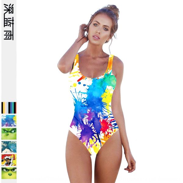 2020 women's tight-fitting 2020 women's tight-fitting swimsuit bikini bikini swimsuit, White;black