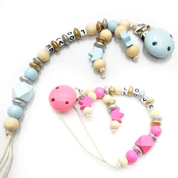 1pcs silicone beads baby pacifier clips chain nipple pacifier chain holder letter charms teether toys anti-drop chains
1pcs silicone beads baby pacifier clips chain nipple pacifier chain holder letter charms teether toys anti-drop chains