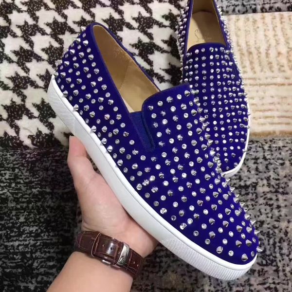 red bottom loafers shoes men women strass & spikes slip on oxfords shoes party dress walking flats plus size 35-47, Black
red bottom loafers shoes men women strass & spikes slip on oxfords shoes party dress walking flats plus size 35-47, Black
