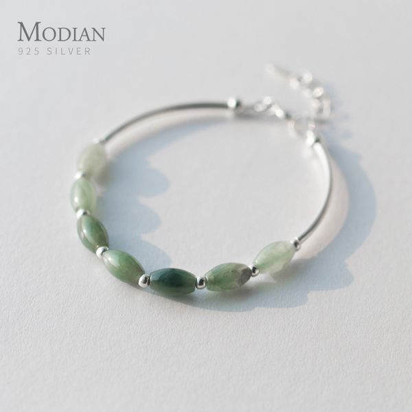 modian fashion green clear crystal charm simple jewelry for women 925 sterling silver classic bracelet party fine gift, White
modian fashion green clear crystal charm simple jewelry for women 925 sterling silver classic bracelet party fine gift, White