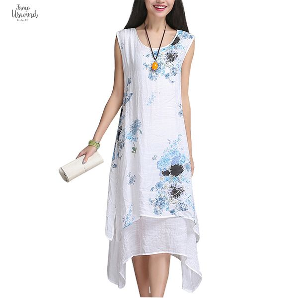 chinese summer dress sleeveless women dress casual vestidos linen dress printed o-neck plus size cotton de festa, Black;gray
chinese summer dress sleeveless women dress casual vestidos linen dress printed o-neck plus size cotton de festa, Black;gray
