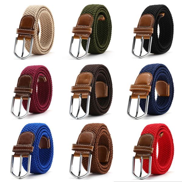 bokadiao men&women elastic belt pin buckle weave stretch canvas belt 105cm luxury jeans belts for men waistband white strap male, Black;brown
bokadiao men&women elastic belt pin buckle weave stretch canvas belt 105cm luxury jeans belts for men waistband white strap male, Black;brown
