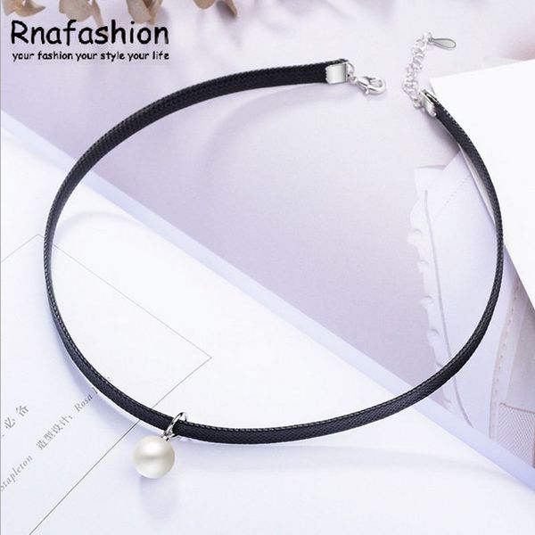 rnafashion 925 sterling silver & black braid pearl pendant with clear cz choker necklace for women chocker, Golden;silver
rnafashion 925 sterling silver & black braid pearl pendant with clear cz choker necklace for women chocker, Golden;silver