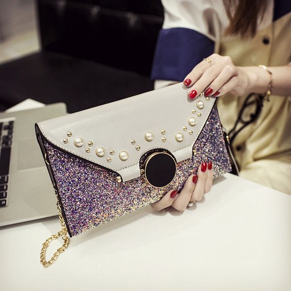 female clutch bag temperament dinner envelope handbag messenger bag korean personality handbag bags
female clutch bag temperament dinner envelope handbag messenger bag korean personality handbag bags