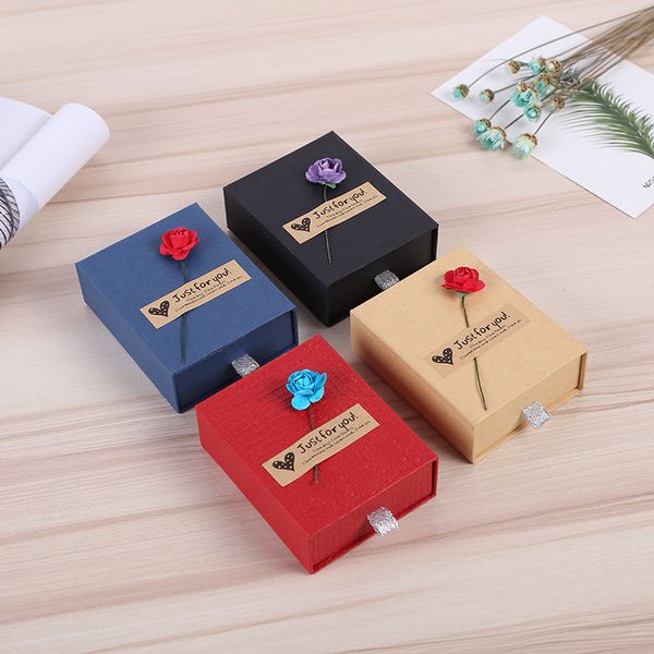 jewelry paper gift box applique design organizer portable ring bracelet earring display storage box case wedding anniversary, Pink;blue
jewelry paper gift box applique design organizer portable ring bracelet earring display storage box case wedding anniversary, Pink;blue