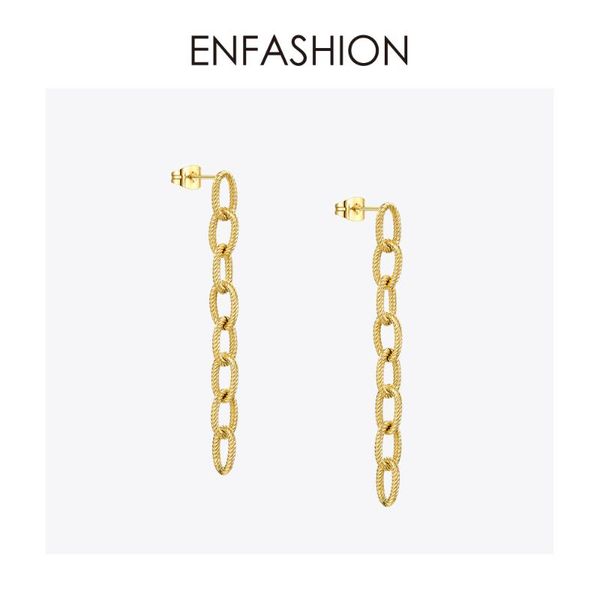enfashion twist длинные серьги падения для женщин золотой цвет нержавеющая сталь звено цепи серьги ювелирные изделия 2020 kolczyki e201160, Silver
enfashion twist длинные серьги падения для женщин золотой цвет нержавеющая сталь звено цепи серьги ювелирные изделия 2020 kolczyki e201160, Silver