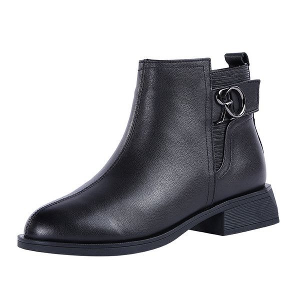 new fashion winter shoes woman genuine leather boots warm snow boots 2019 elegant comfort low heel winter casual shoes, Black
new fashion winter shoes woman genuine leather boots warm snow boots 2019 elegant comfort low heel winter casual shoes, Black