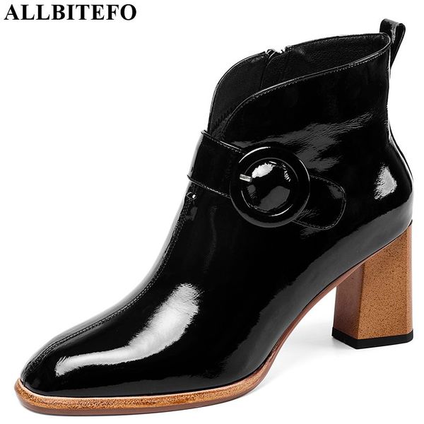 allbitefo real genuine leather belt buckle women boots autumn winter square toe ankle boots comfortable fashion girls, Black
allbitefo real genuine leather belt buckle women boots autumn winter square toe ankle boots comfortable fashion girls, Black