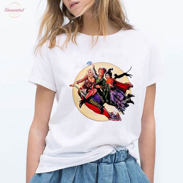 halloween women loose short sleeve harajuku casual villain witch squad shirt fashion summer hocus pocus t shirt, White
halloween women loose short sleeve harajuku casual villain witch squad shirt fashion summer hocus pocus t shirt, White
