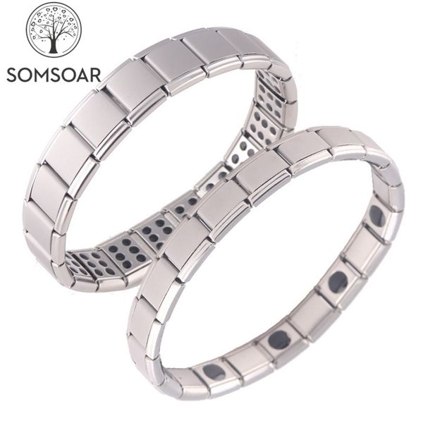 somsoar jewelry 9mm & 13mm tourmaline energy balance bracelet health care jewelry for men women germanium bracelets & bangle, Golden;silver
somsoar jewelry 9mm & 13mm tourmaline energy balance bracelet health care jewelry for men women germanium bracelets & bangle, Golden;silver