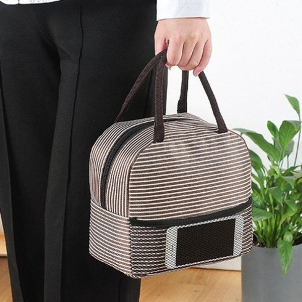 portable stripe lunch bag thermal canvas container tote handbag lunch bags termica bag for women men kid, Blue;pink
portable stripe lunch bag thermal canvas container tote handbag lunch bags termica bag for women men kid, Blue;pink