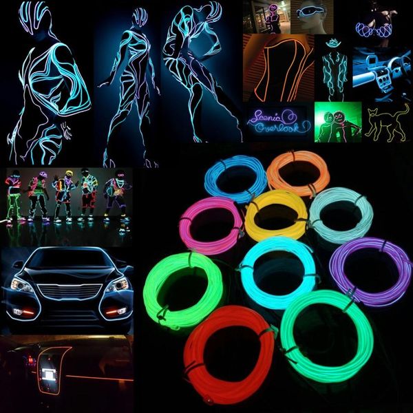 1m el wire waterproof led strip light neon light glow light line rope tube cable+battery controller party car decoration
1m el wire waterproof led strip light neon light glow light line rope tube cable+battery controller party car decoration