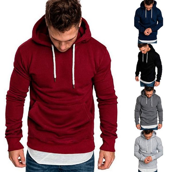 2019 autumn new hoodies sweatshirts brand male long sleeve men solid hoodie pollover mens plus size poleron hombre, Black
2019 autumn new hoodies sweatshirts brand male long sleeve men solid hoodie pollover mens plus size poleron hombre, Black