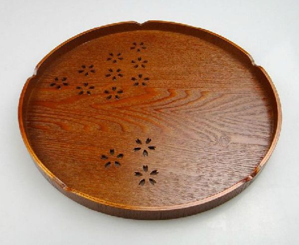 japan style wooden tea tray solid wood round plate with sakura pattern wholesale fruit dessert dishes
japan style wooden tea tray solid wood round plate with sakura pattern wholesale fruit dessert dishes