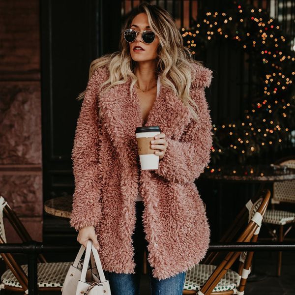 womens winter coat thicken winter fluffy faux fur coat female casual jacket warm cardigan outwear streetwear plus size, Black
womens winter coat thicken winter fluffy faux fur coat female casual jacket warm cardigan outwear streetwear plus size, Black