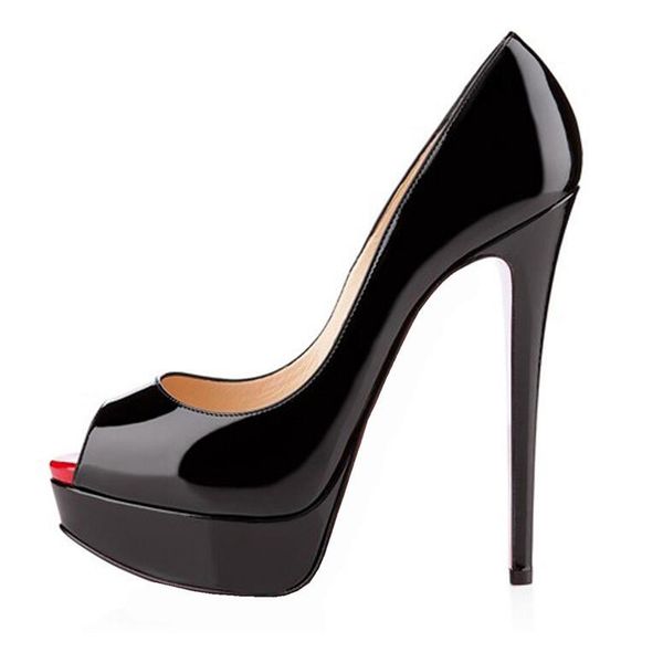 european style women high heels 15cm fashion peep toes the party shoes black beige platform pumps customized size
european style women high heels 15cm fashion peep toes the party shoes black beige platform pumps customized size
