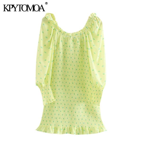 kpytomoa women 2020 chic fashion floral print smocked ruffled mini dress vintage square collar long sleeve female dresses mujer, Black;gray
kpytomoa women 2020 chic fashion floral print smocked ruffled mini dress vintage square collar long sleeve female dresses mujer, Black;gray
