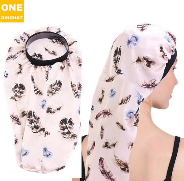 women simulation silk long tube nightcap long tail hair care hat beauty salon home long hair hat, Blue;gray
women simulation silk long tube nightcap long tail hair care hat beauty salon home long hair hat, Blue;gray