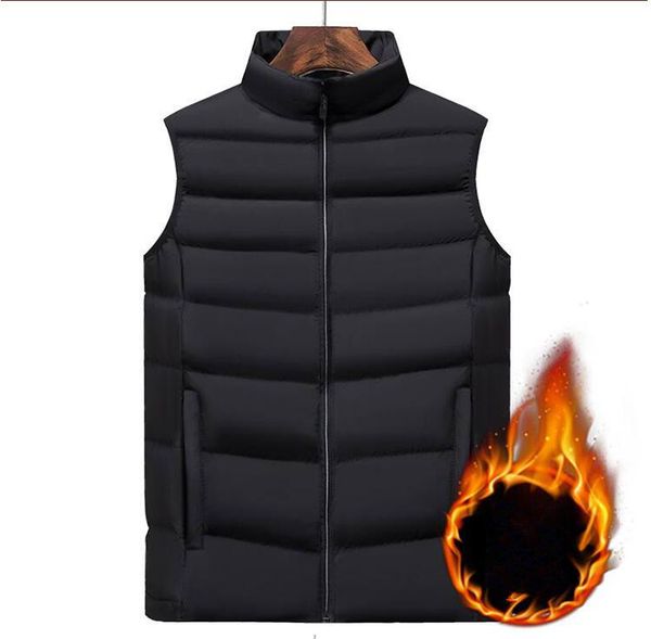 2019 new lc6632 men's brand sleeveless jacket fashion thicken cotton vest autumn warm vest winter male waistcoats men casual cotton clo, Black;white
2019 new lc6632 men's brand sleeveless jacket fashion thicken cotton vest autumn warm vest winter male waistcoats men casual cotton clo, Black;white