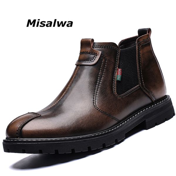 misalwa new dropshipping mens snow boots winter shoes fully fur autumn wear resistant working slip on ankle leather botas hombre, Black
misalwa new dropshipping mens snow boots winter shoes fully fur autumn wear resistant working slip on ankle leather botas hombre, Black