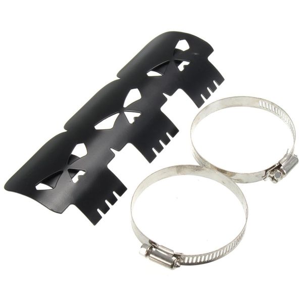 7 1/4inch new skull style universal motorcycle exhaust muffler pipe heat shield cover black metal steel for for yamaha
7 1/4inch new skull style universal motorcycle exhaust muffler pipe heat shield cover black metal steel for for yamaha