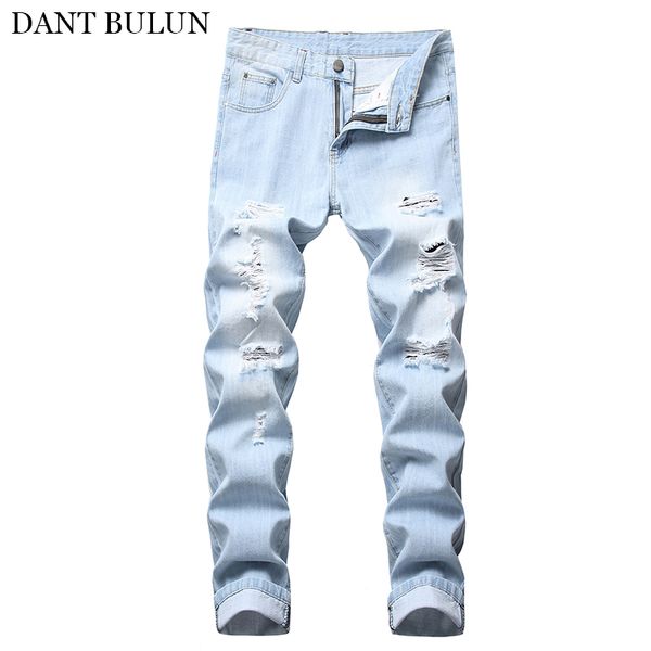 men's jeans stretch men cotton jean ripped holes casual pants vintage denim trousers summer male black blue
men's jeans stretch men cotton jean ripped holes casual pants vintage denim trousers summer male black blue
