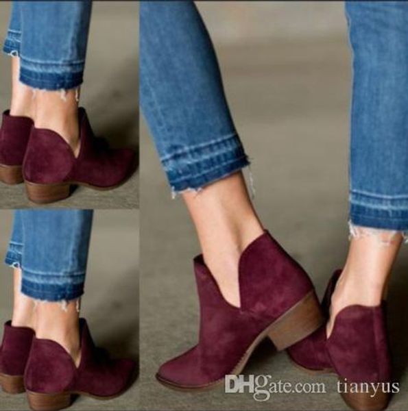autumn women pumps low heels for female casual square heel shoes fashion chunky heel solid ankle boots female concise shoe footwear l-80, Black
autumn women pumps low heels for female casual square heel shoes fashion chunky heel solid ankle boots female concise shoe footwear l-80, Black