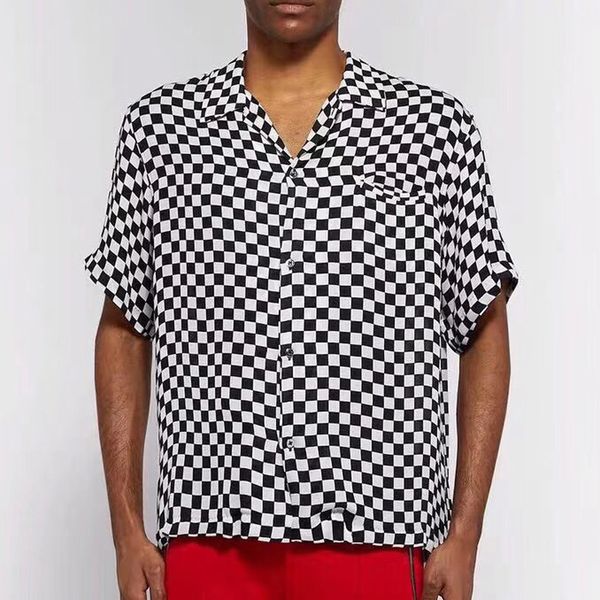 qqqsquares shirt fashion short sleeve shirt men women couple casual shirts street turn-down cq, White;black
qqqsquares shirt fashion short sleeve shirt men women couple casual shirts street turn-down cq, White;black