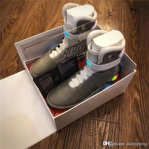 new automatic laces air mag sneakers marty mcfly led shoes back to the future glow in the dark gray boots mcflys sneakers size 47
new automatic laces air mag sneakers marty mcfly led shoes back to the future glow in the dark gray boots mcflys sneakers size 47