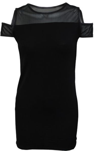 spiral womens - gothic elegance - drop sleeve piped dress black, Black;gray 
spiral womens - gothic elegance - drop sleeve piped dress black, Black;gray