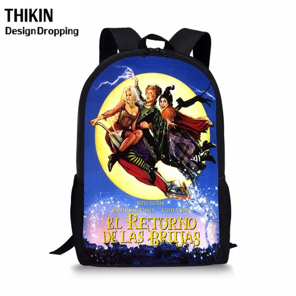 thikin 2019 hocus pocus printing school bags for boys kids cartoon daily backpack with zipper preschool children book bag
thikin 2019 hocus pocus printing school bags for boys kids cartoon daily backpack with zipper preschool children book bag