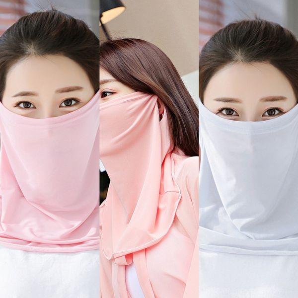 nuaaq women scarf sunshade mask 38 styles silk chiffon half outdoor windproof handkerchief face dust-proof face masks scarf, Black
nuaaq women scarf sunshade mask 38 styles silk chiffon half outdoor windproof handkerchief face dust-proof face masks scarf, Black