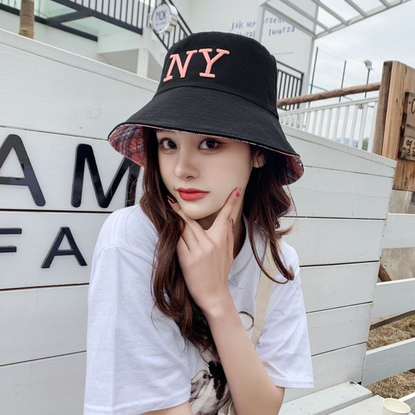 plaid double-sided fisherman fisherman sun hat women's summer all-match sunshade sun protection hat, Blue;gray
plaid double-sided fisherman fisherman sun hat women's summer all-match sunshade sun protection hat, Blue;gray