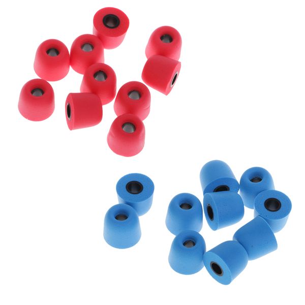 earbud memory foam eartips earplug tips for inear headphone 4.5mm red + blue pack of 20
earbud memory foam eartips earplug tips for inear headphone 4.5mm red + blue pack of 20