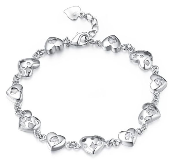 nice new charm crystal heart bracelet pendants sister friend love bracelets for women fashion jewelly, Black
nice new charm crystal heart bracelet pendants sister friend love bracelets for women fashion jewelly, Black
