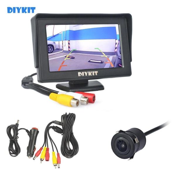 diykit 4.3inch tft lcd car monitor with hd rear view reverse backup car camera parking system video cable
diykit 4.3inch tft lcd car monitor with hd rear view reverse backup car camera parking system video cable