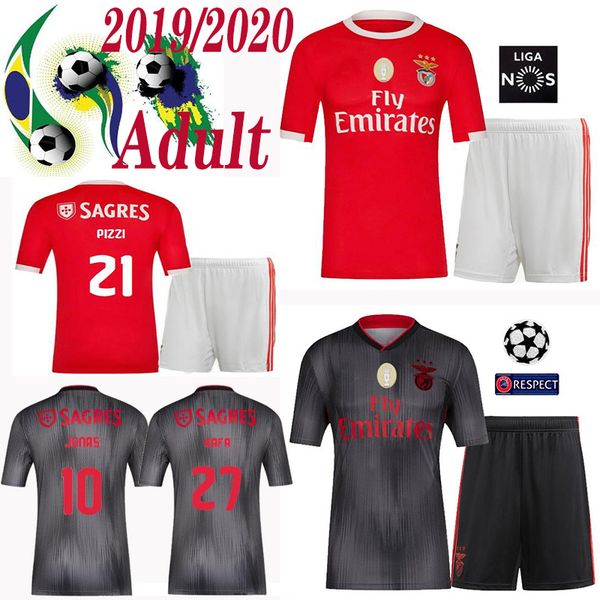 2019 2020 benfica joao felix camisa de futebol grimaldo ruben dias camiseta pizzi rafa jones soccer jersey 19 20 football equipment, Black 
2019 2020 benfica joao felix camisa de futebol grimaldo ruben dias camiseta pizzi rafa jones soccer jersey 19 20 football equipment, Black